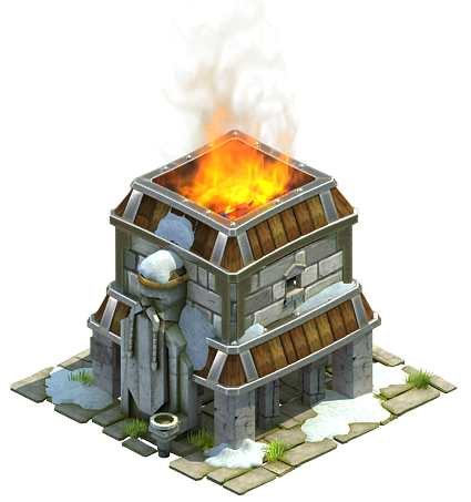 Tempel des gefrorenen Feuers